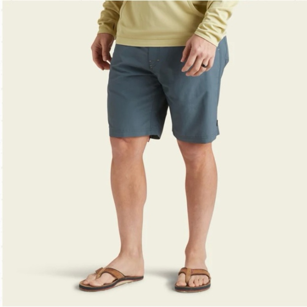 Men’s HOWLER BROTHERS Heed the Call Horizon Shorts Gray Petrol Size 32